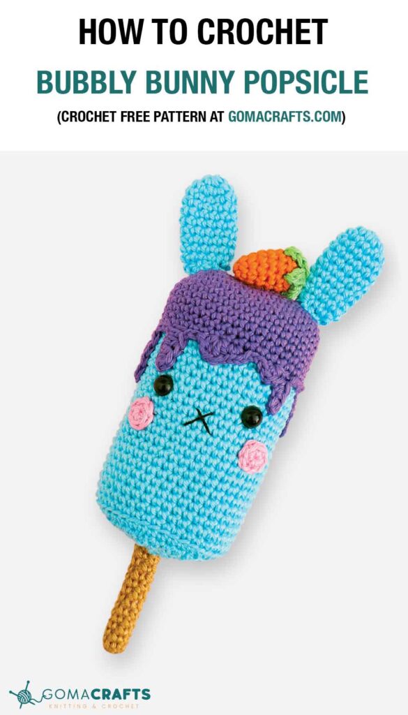 Bubbly Bunny Popsicle Amigurumi Pattern