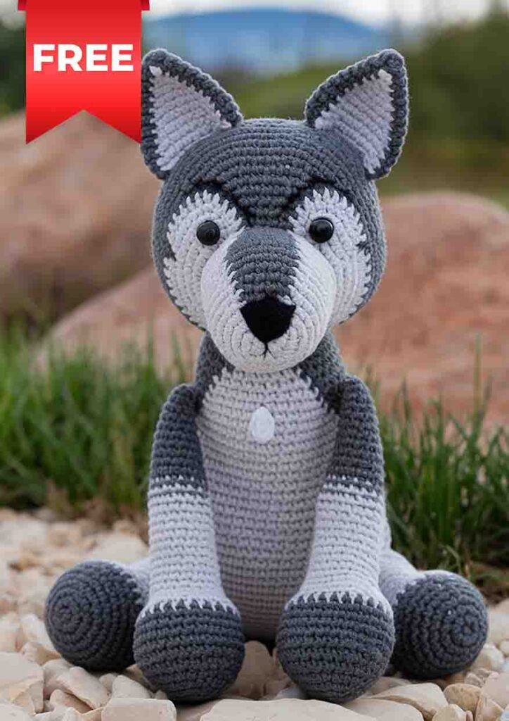 Walter the Wolf Amigurumi Pattern