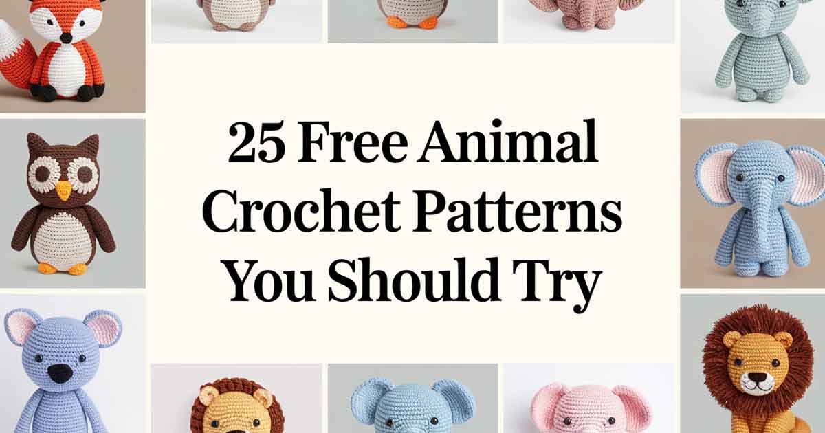 Animal crochet Argumi Patterns