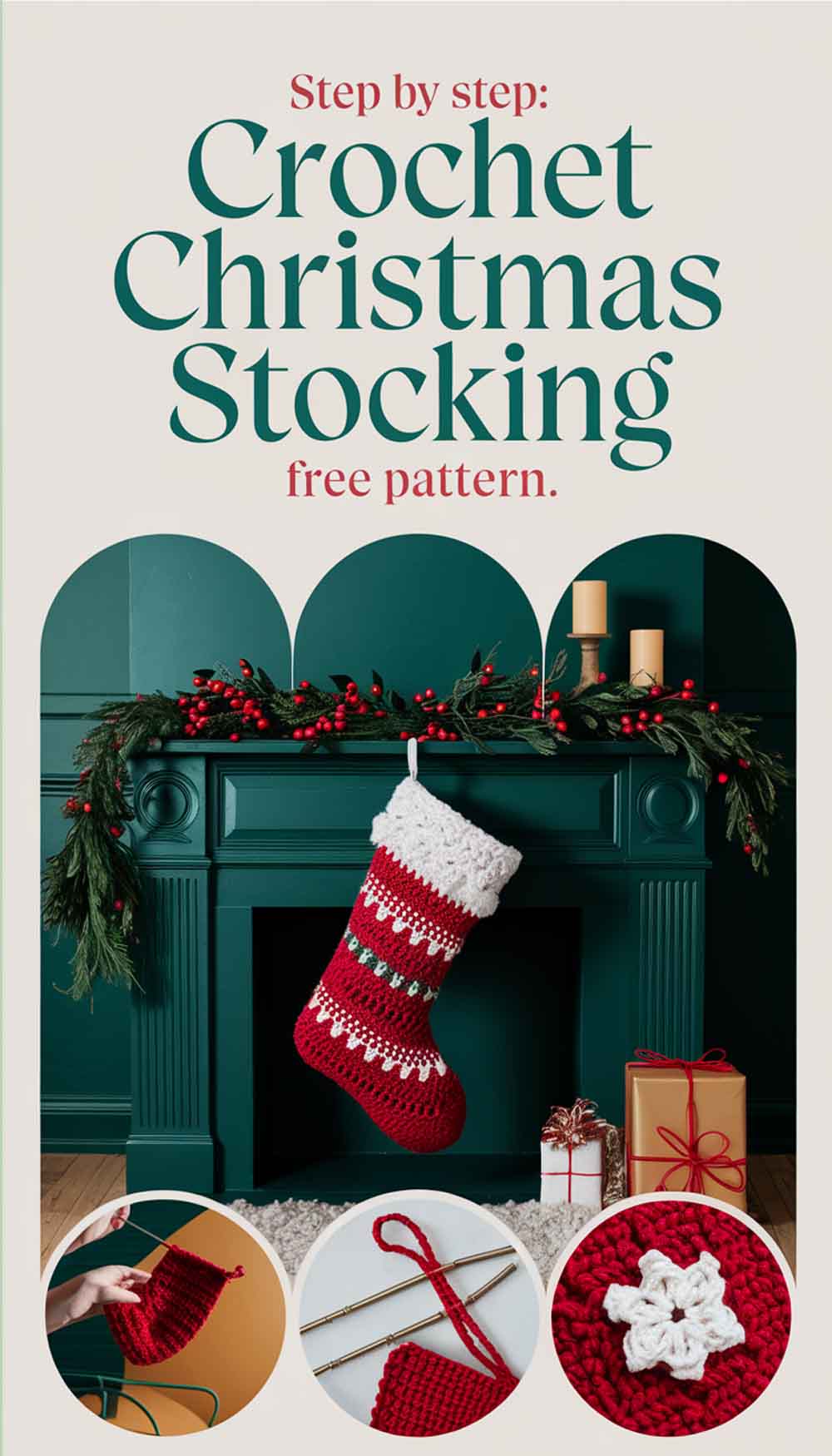 Christmas Crochet Stocking Step-by-Step Guide